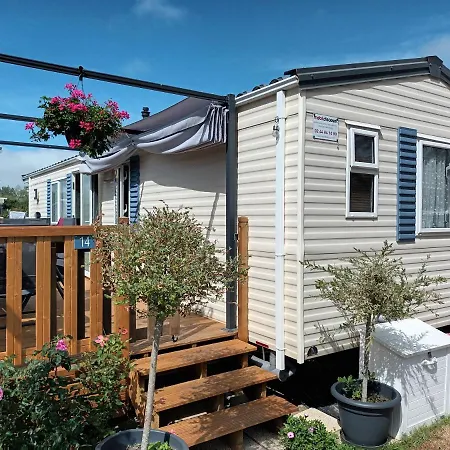 La Chanterie Agreable Mobil-Home Residentiel Normand Saint-Pair-sur-Mer Exterior photo